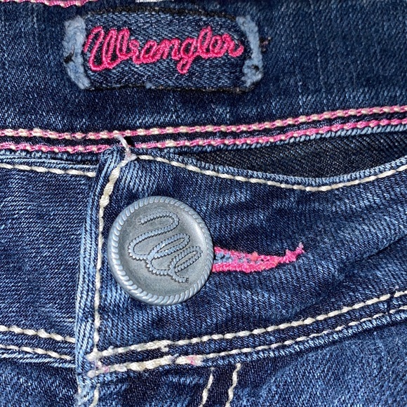 Wranglers 7/8 x 34 32x34 bootcut flare jeans distressed - Picture 12 of 13